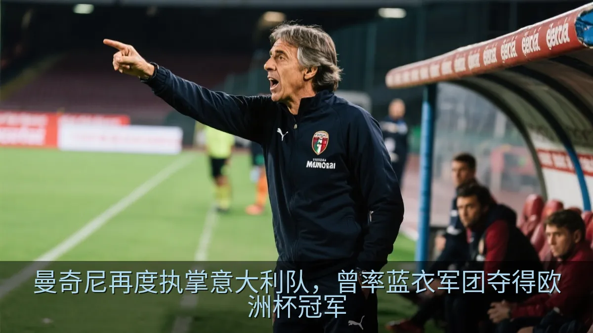 曼奇尼再度执掌意大利队，曾率蓝衣军团夺得欧洲杯冠军