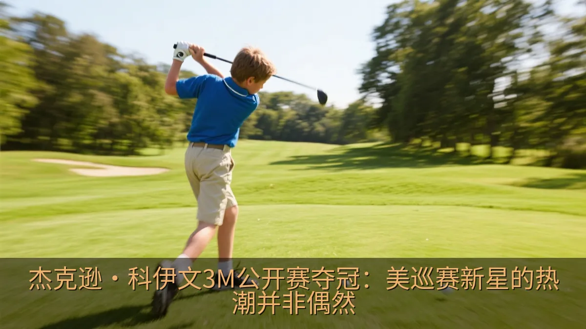 高尔夫球员在阳光下进行远距离攻果岭击球